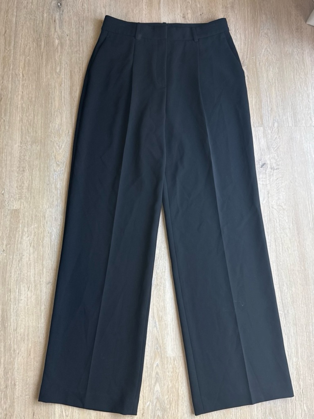 Theory Chic Black Wide Leg Dress Pants 4
